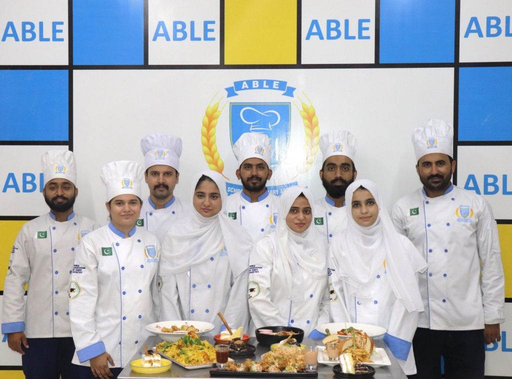 ABLE students showcasing their cooking and baking skills, preparing a variety of dishes and baked goods