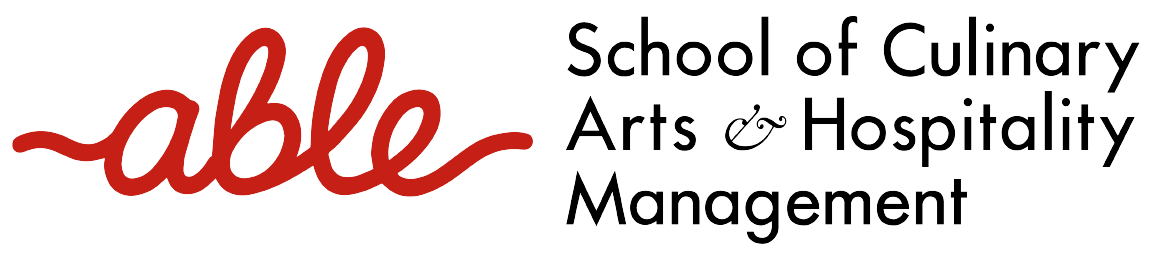 official logo of ABLE School of Culinary Arts & Hospitality Management